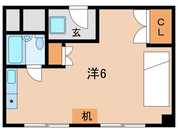 エルマーナ香枦園の物件間取画像